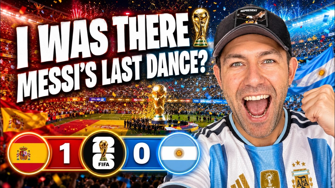I Was at the WORLD CUP FINAL! Spain 1-0 Argentina &mdash; Matchday Vlog 🏆