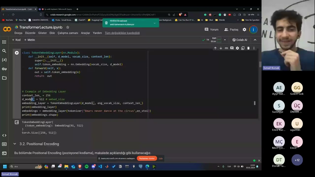İsmail Konak - PyTorch ile Transformer mimarisini programlama