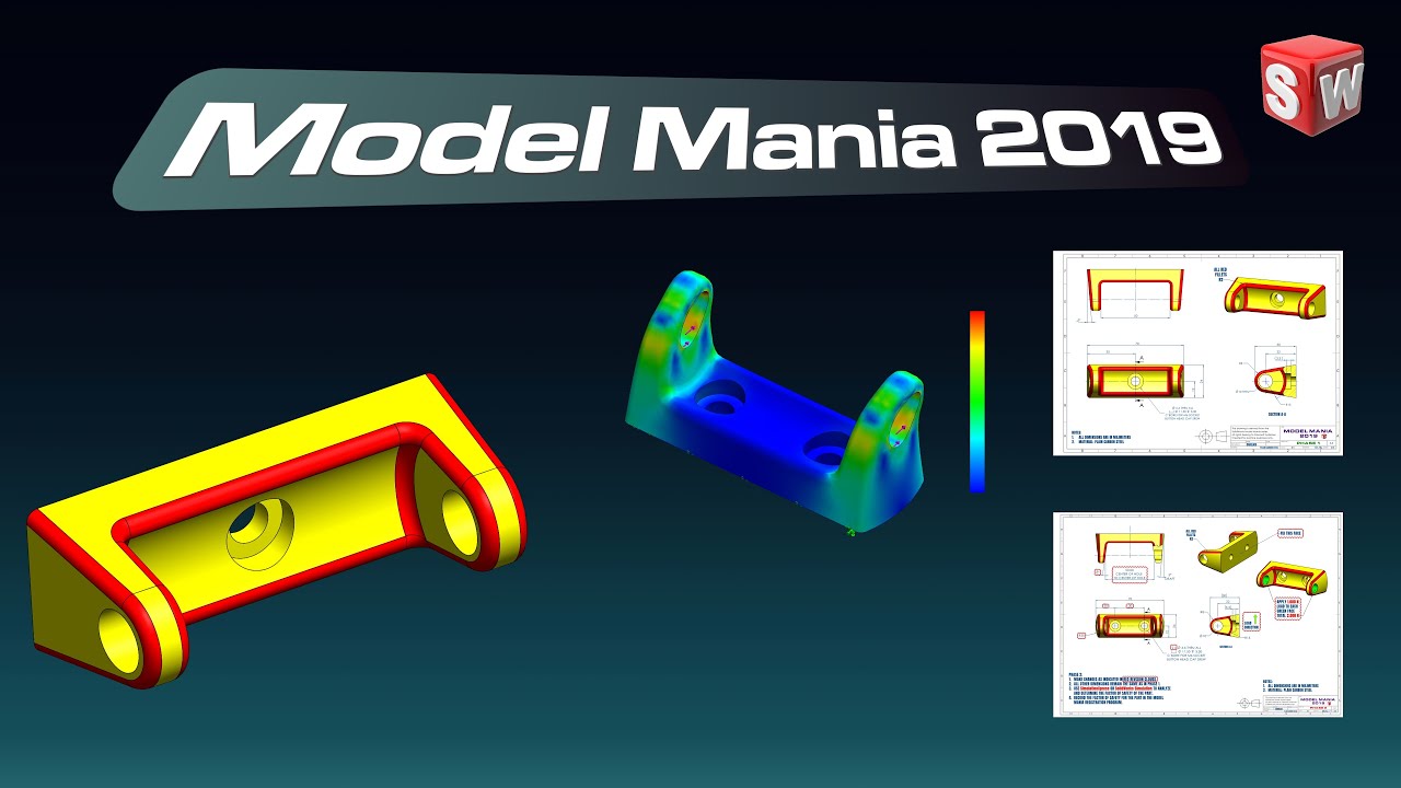 SolidWorks Model Mania 2019 | Remastered Tutorial