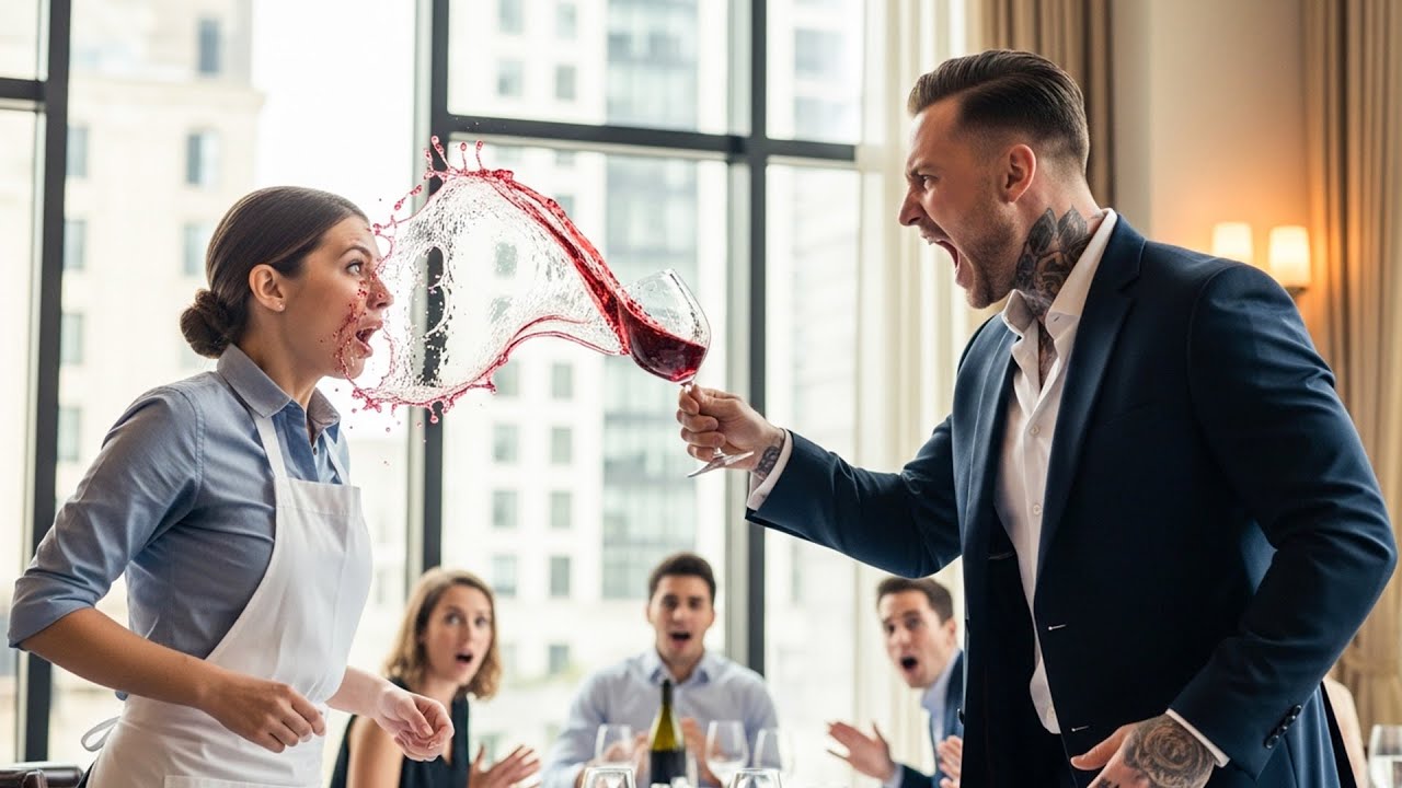 The Boss Spilled Wine on the New Girl — Minutes Later, His Entire Bank Balance Becomes $0