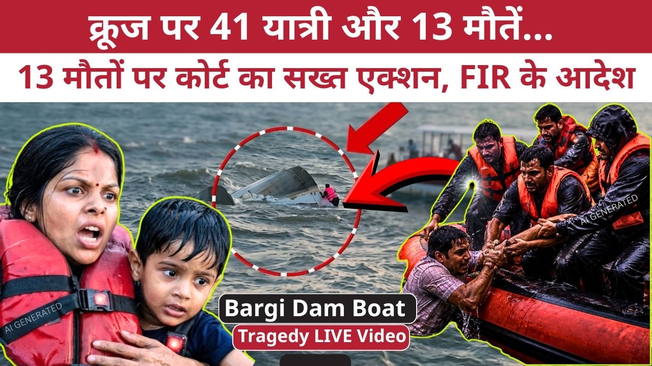 Bargi Dam Tragedy Live Video: Cruise Boat Capsize | 13 Dead | Court Orders FIR