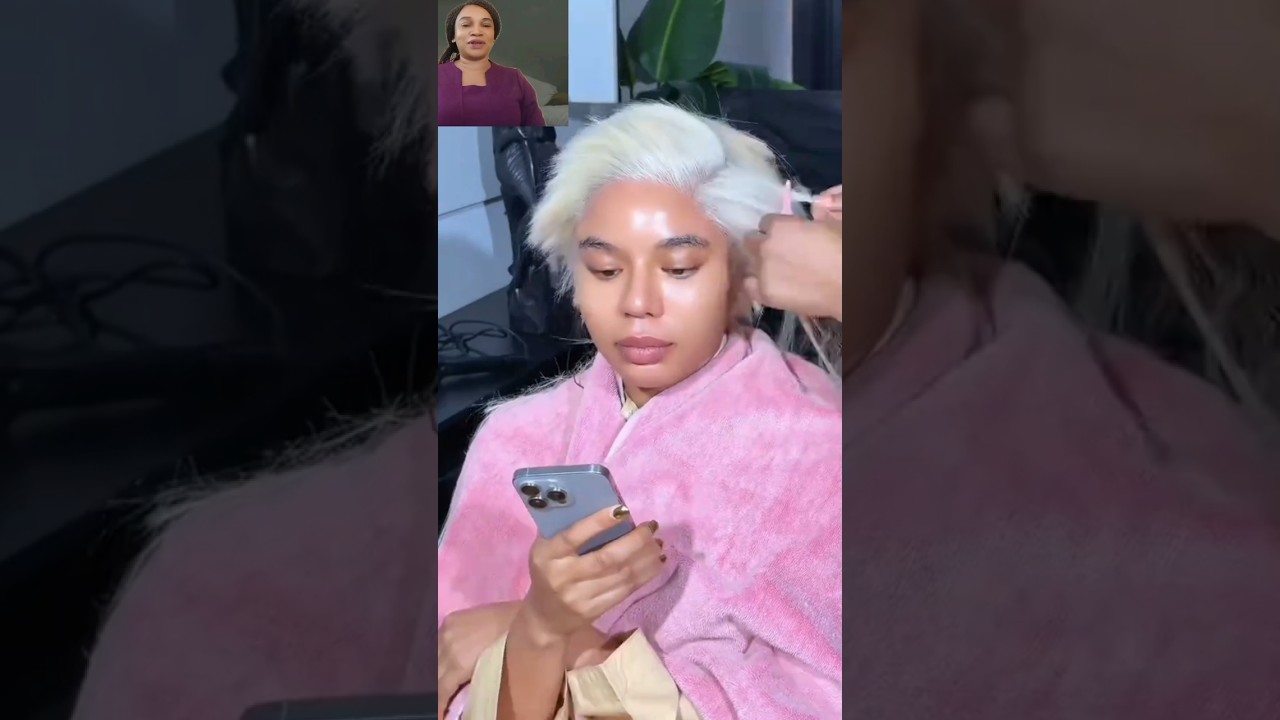 Nancy Isime getting all glammed up showed off her stunning new hair style