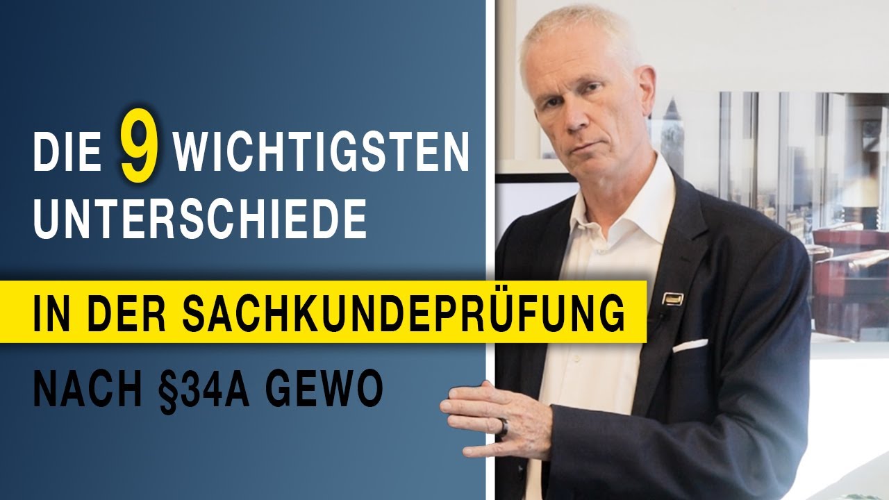 Sachkundeprüfung § 34a GewO - Diese 9 Unterschiede musst Du kennen! (34a Prüfung) (2023)