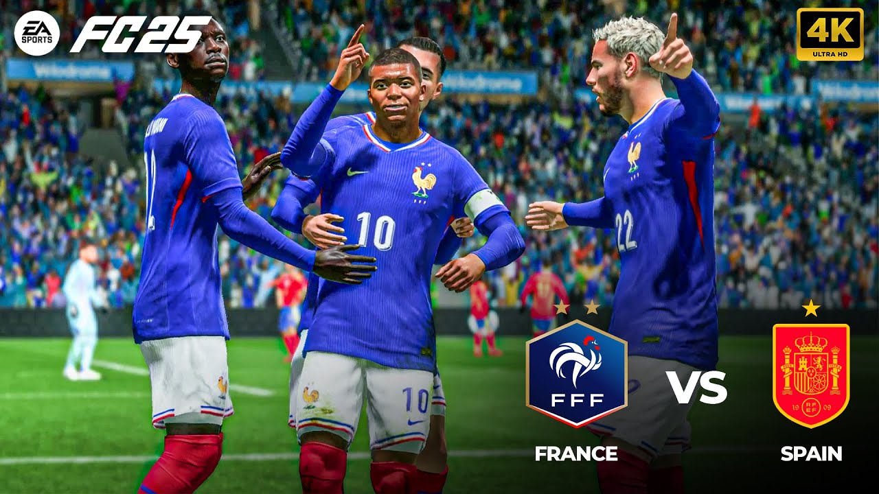 EA FC 25 | France vs Spain | Mbappé vs Lamine Yamal – Future Stars