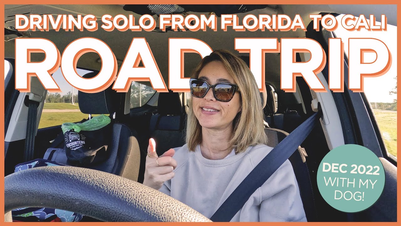 4-Day Solo Cross-Country Road Trip from Florida to California - DEC 2022