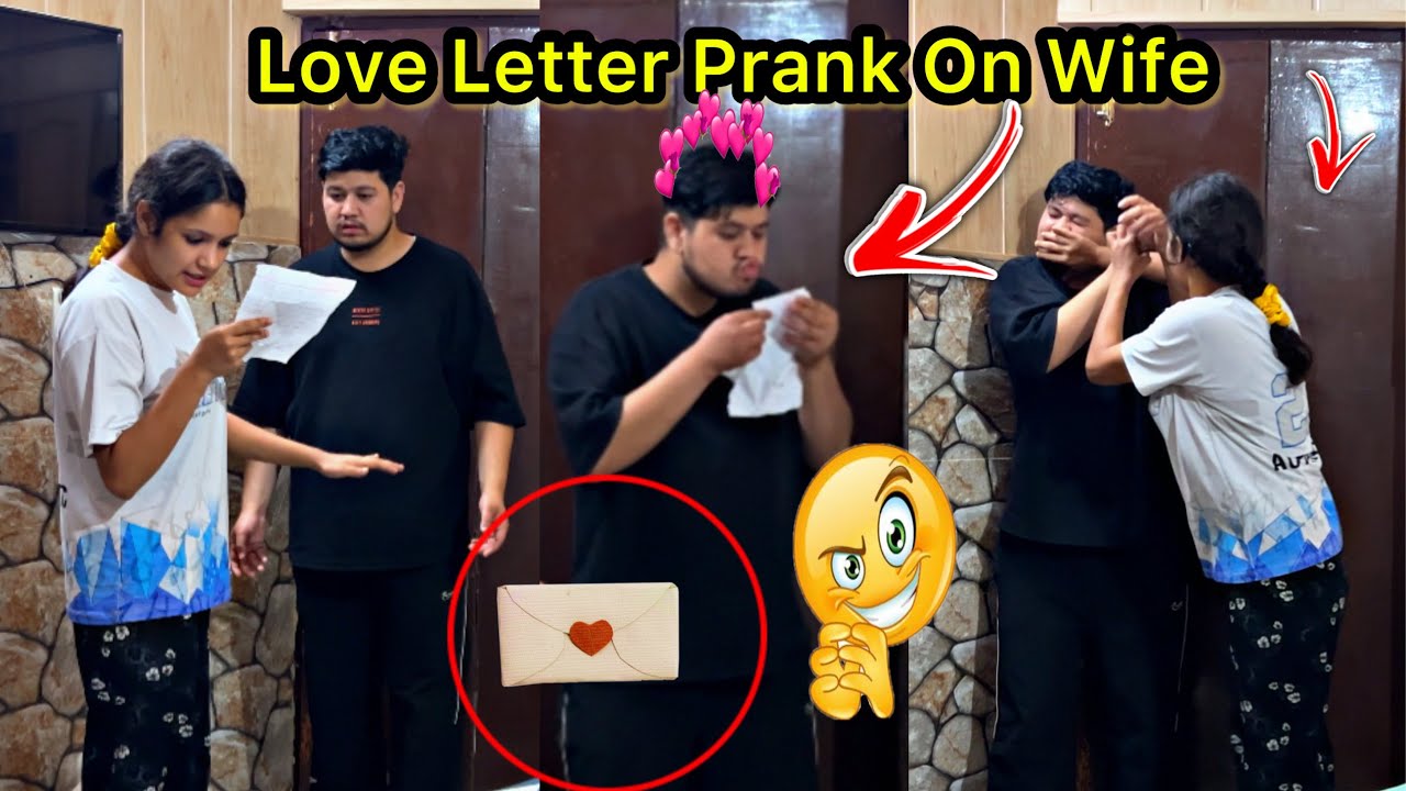 Love Letter (Bachpan ka Pyar ) Prank On Wife ||@NikkRichaVlogs