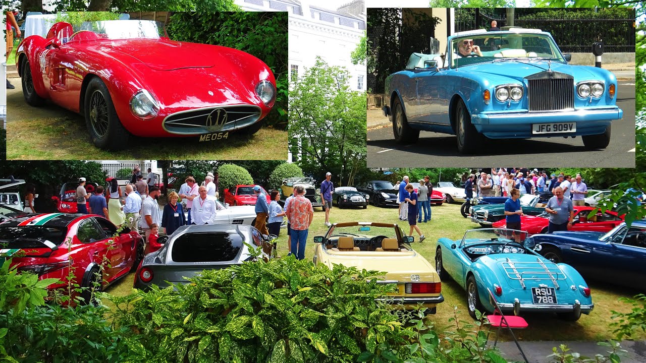 Vintage Cars & Classic Cars in Belgravia London July 2025