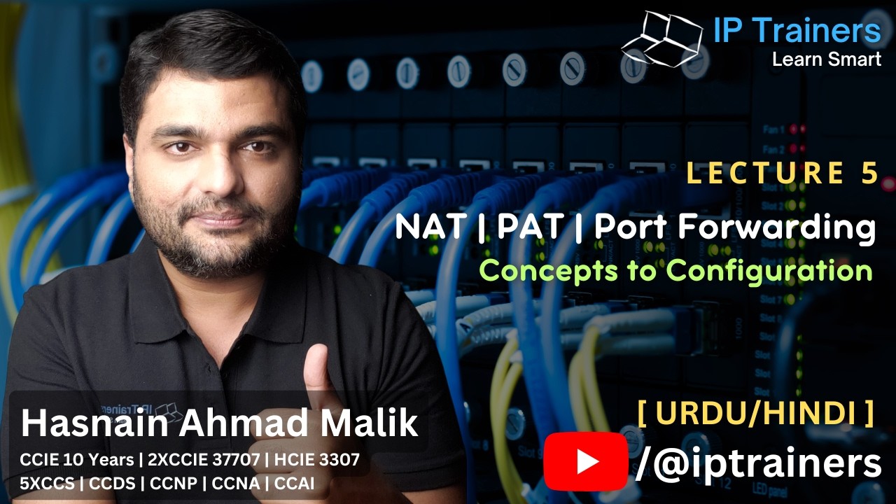 NAT | PAT | Port-Forwarding Introduction | RFC 1918 | IP Trainers | Lecture#5 in Urdu/Hindi