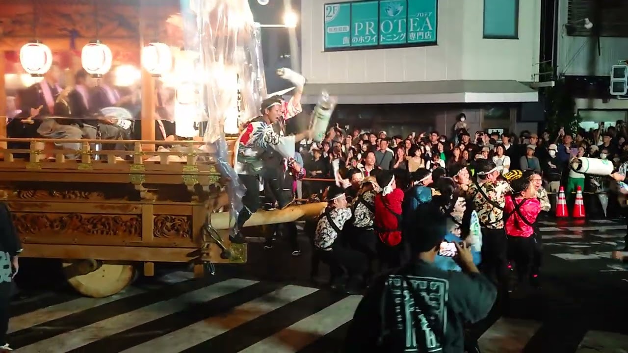 2025藤枝大祭り 岡出山屋台廻し