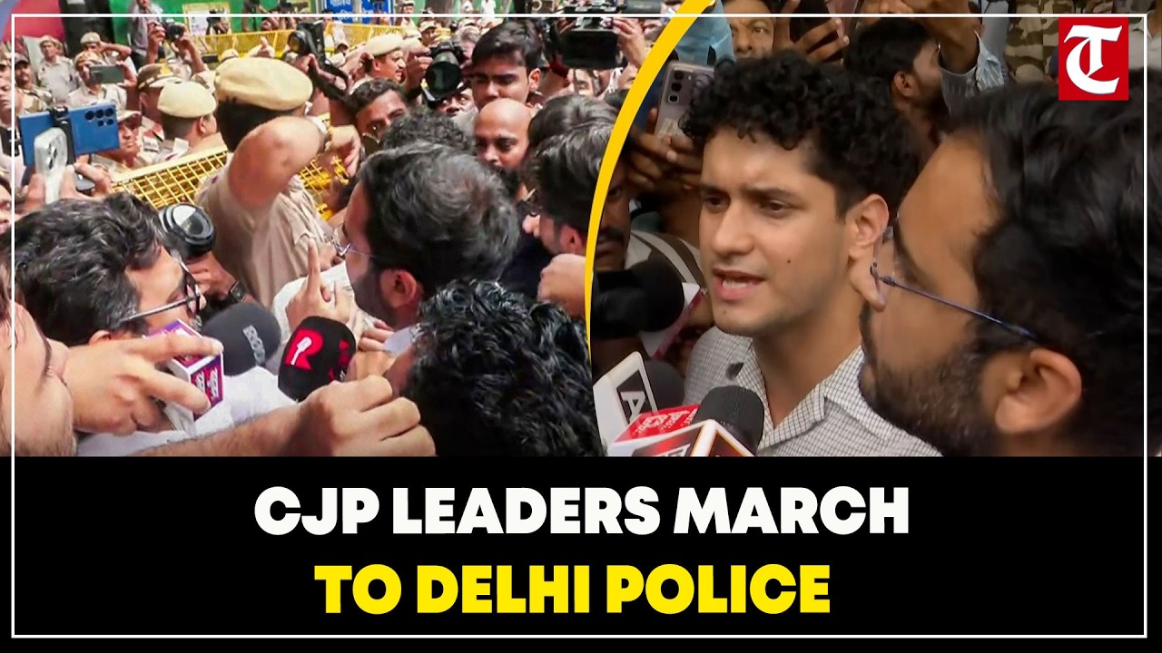 CJP leaders march to Parliament Street PS, demand justice for Nishu Azad and father