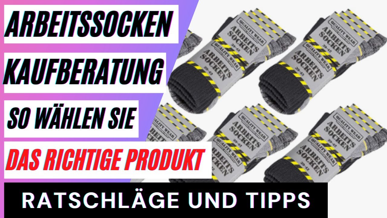 Arbeitssocken. Die besten Socken für Arbeitsschuhe im Vergleich. So wählen Sie das richtige Produkt.