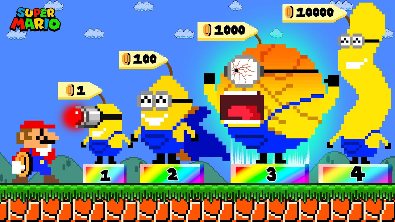 Марио может купить всех персонажей команды MEGA MINIONS??? | Игровая анимация