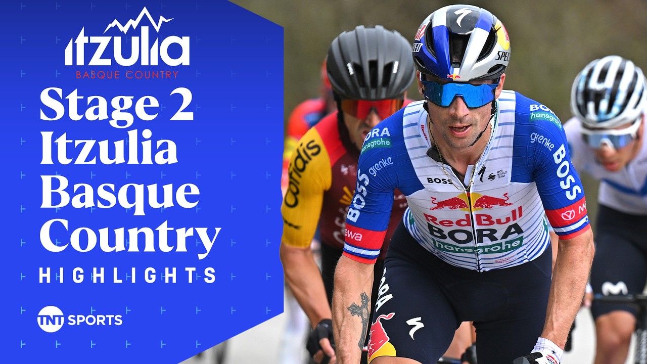 KLASA MISTRZOWSKA! 😮&zwj;💨 | Najważniejsze momenty 2. etapu wyścigu Itzulia w Kraju Bask&oacute;w 2026, mężczyzn | TNT Sports Cycling