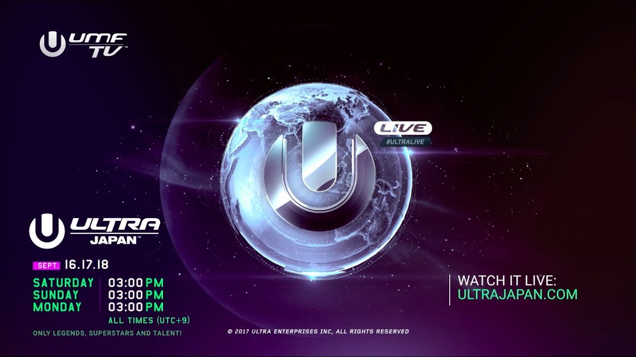 Ultra Japan Live Stream Announcement