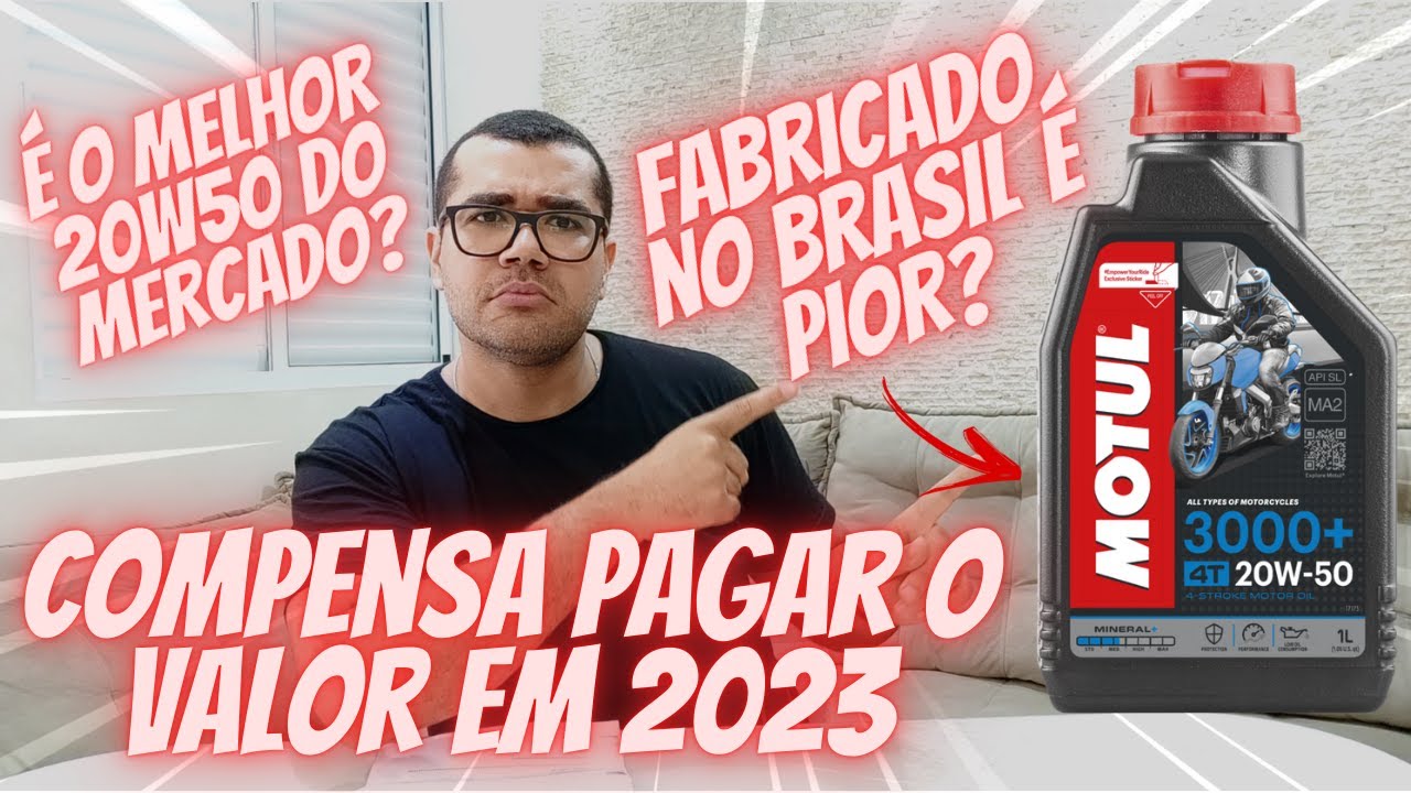 OLEO MOTUL 3000+ 20W50 MINERAL É BOM QUANTOS KM RODA?