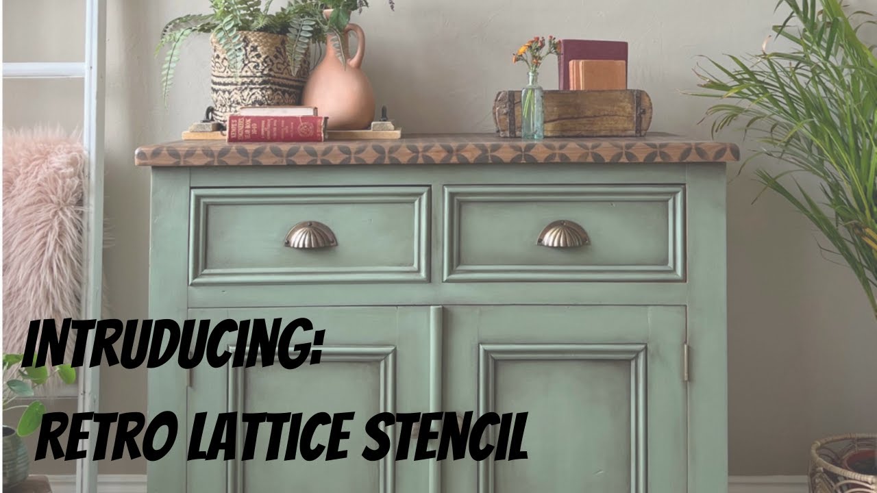 Introducing Retro Lattice Stencil From The Belles And Whistles Line!
