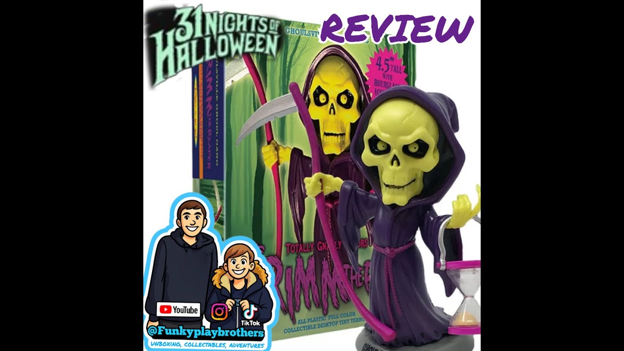 RETRO-A-GOGO GRIM REAPER STATUE FIGURE UNBOXING X REVIEW HALLOWEEN SKELETOR?