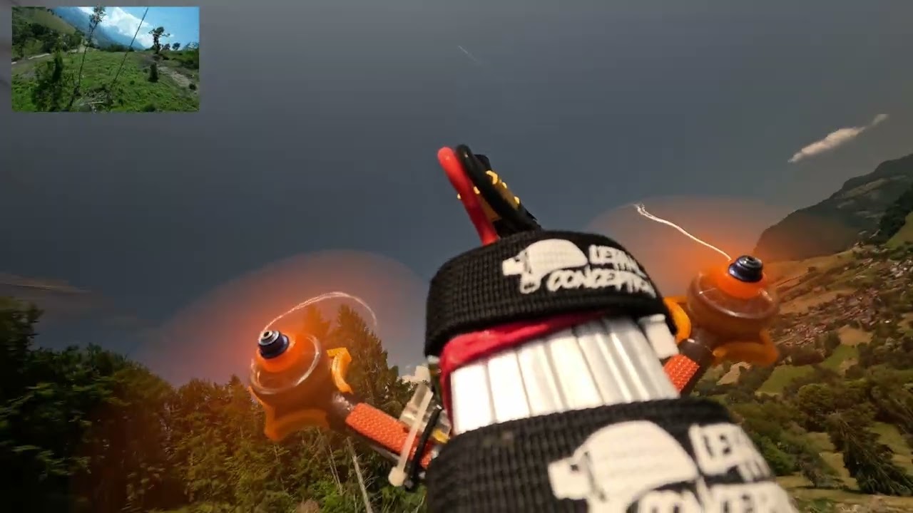 FPV Reverse Flow – Cinematic Freestyle from Behind