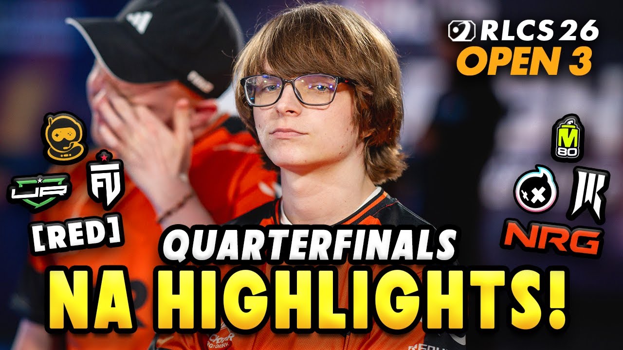 NRG GETS CHALLENGED FOR BOSTON!? | QUARTERFINALS RLCS 2026 Highlights | North America Open 3