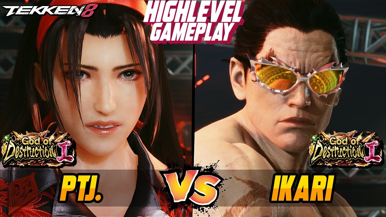 T8 CRAZY Match – PTJ (JUN KAZAMA) vs iKARi Mishima (KAZUYA) – Tekken 8 Legendary Gameplay!