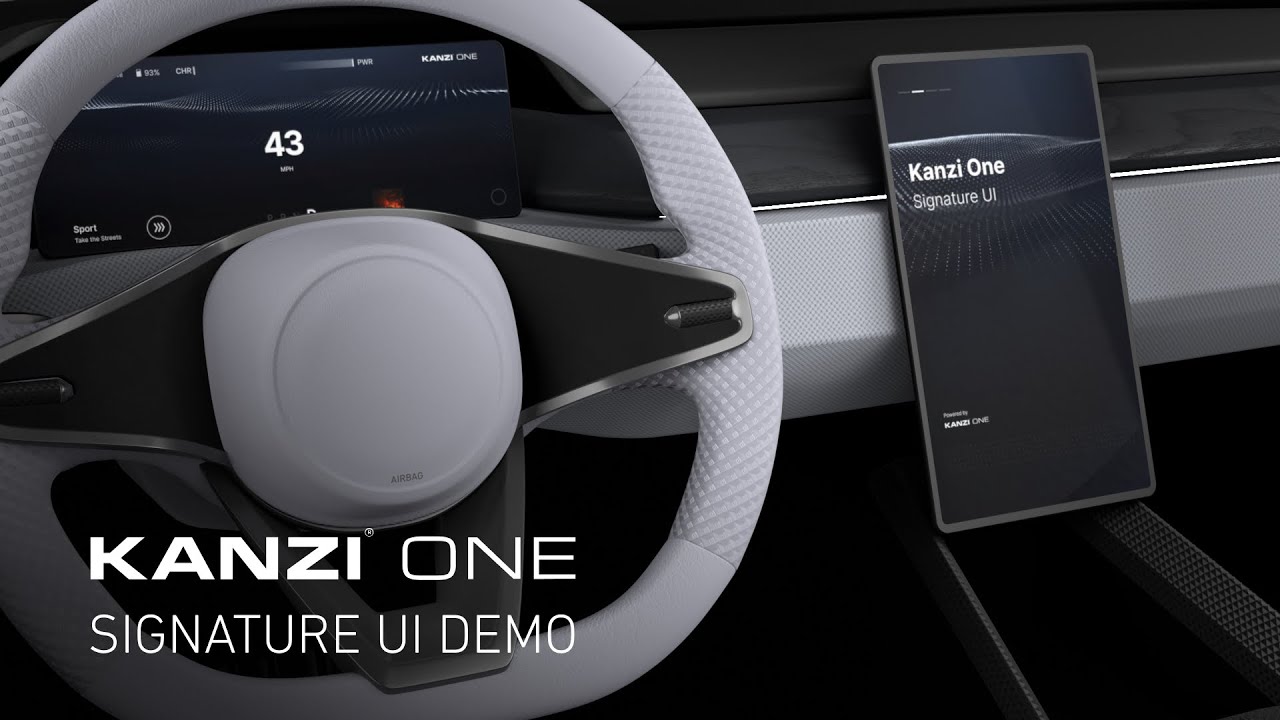Create your own automotive signature UI with Kanzi One