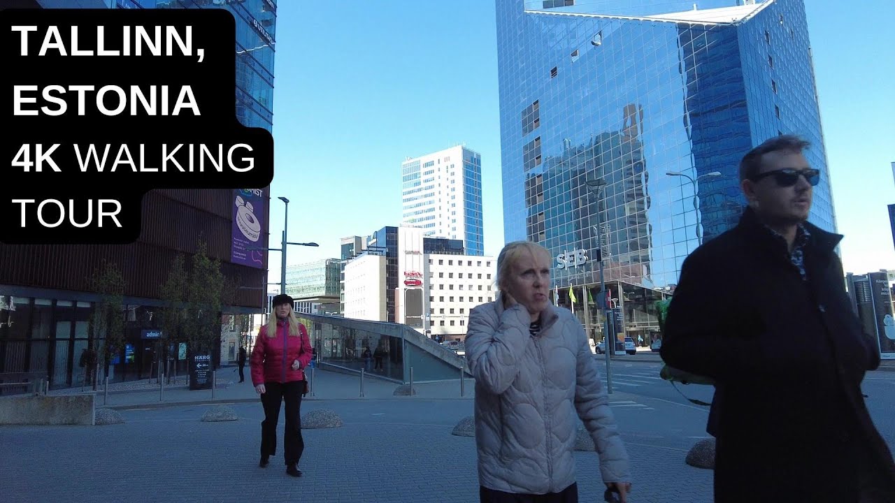 City walks series - Tallinn, Estonia (4K walking tour)