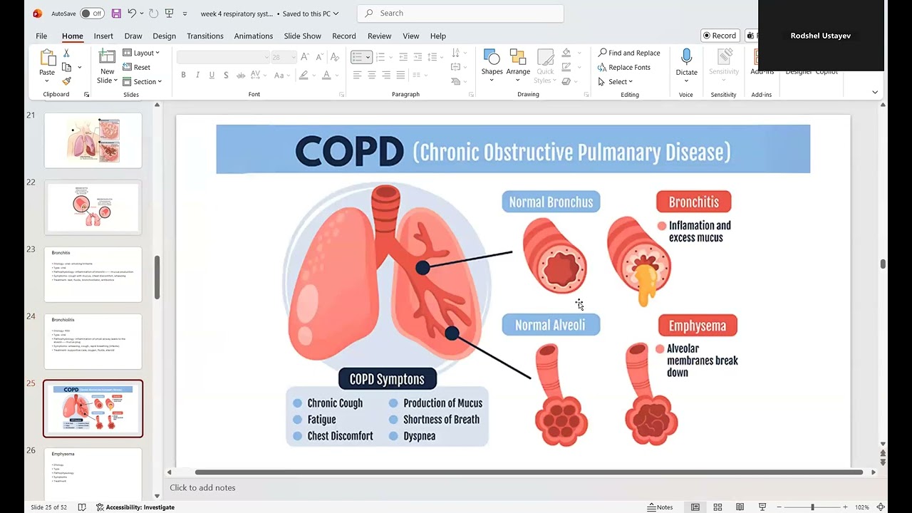 Part 2 diseases of the lower respiratory tract