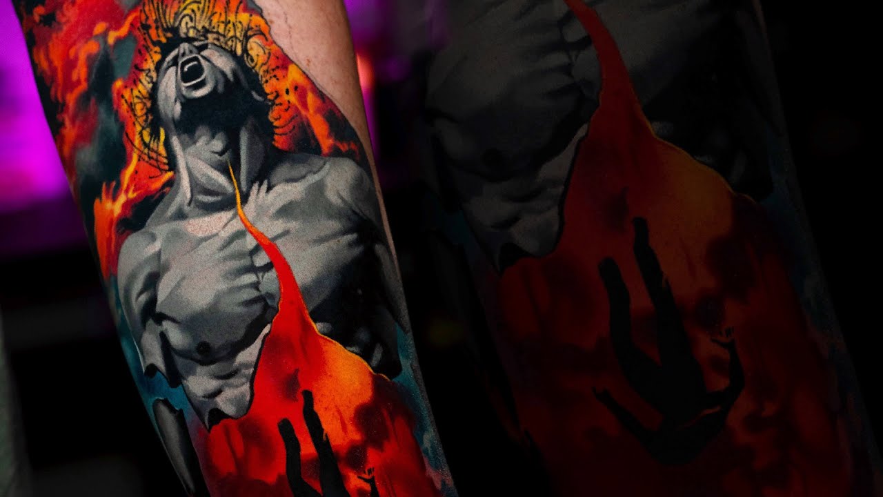 Self destroy - tattoo timelapse