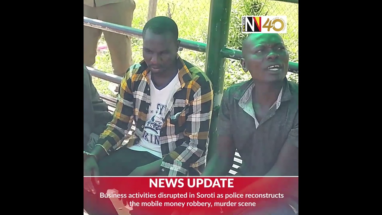 Business activities disrupted in Soroti as police reconstruct mobile money robbery, murder scene
