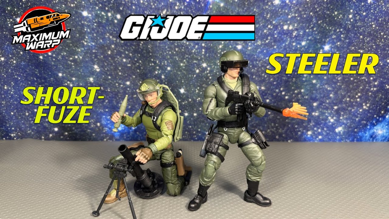 Обзор фигурок GI Joe Classified STEELER и SHORT FUZE