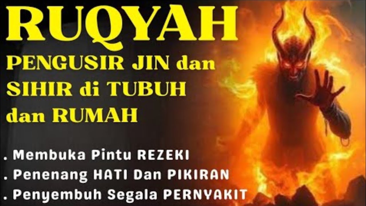 RUQYAH RUMAH PENGUSIR JIN, SETAN & SIHIR DI RUMAH & TUBUH, PENENANG HATI & FIKIRAN | MUHTAR AL HAJJ