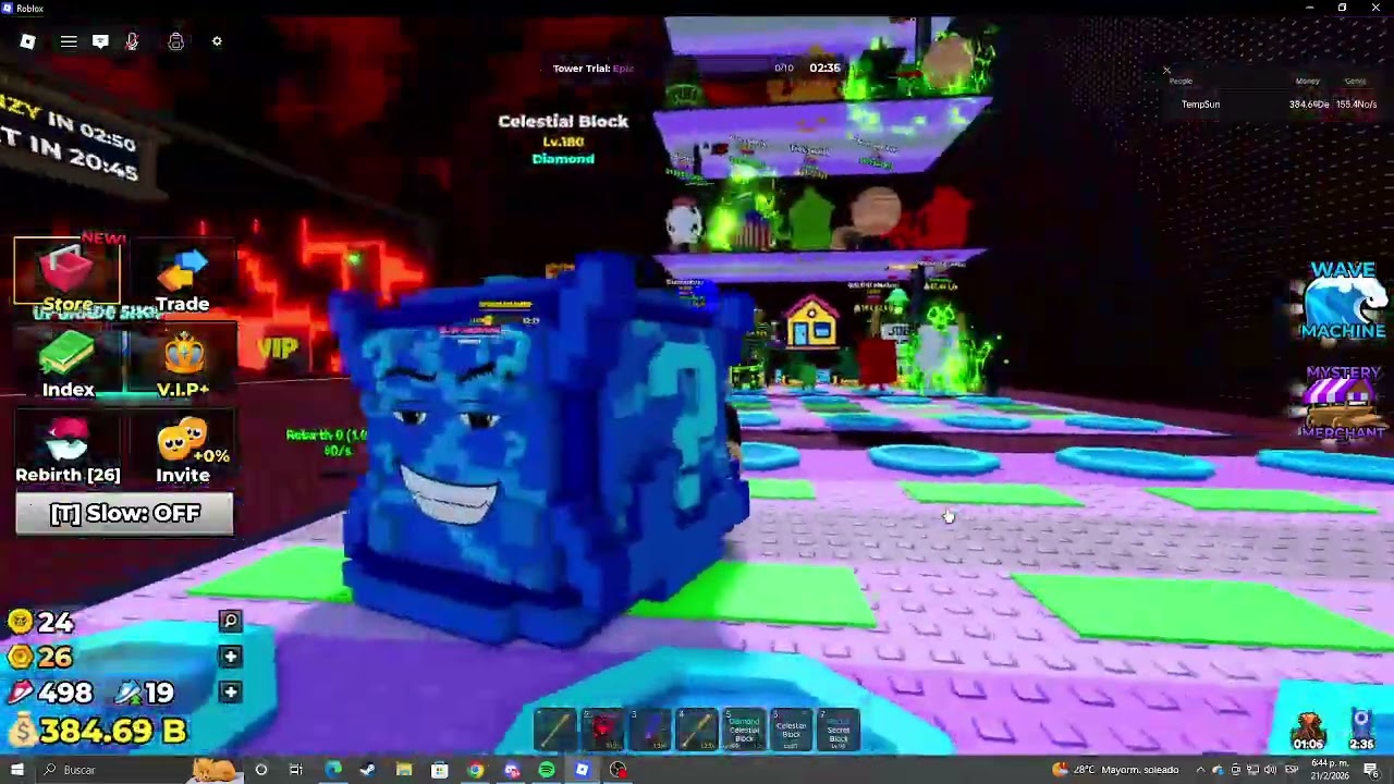 Jugando la update de escapa del tsunami por brainrot