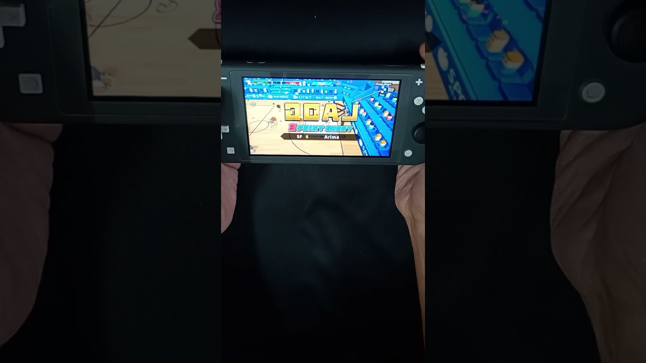 Scoring a 3 POINTER in Switch Basketball 
