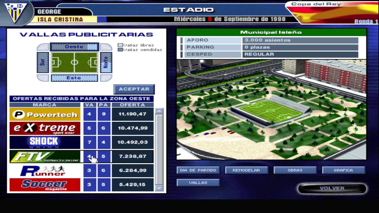 11/02/2026   PC FUTBOL 7  QUIERO UN FUENLA CAMPEON   |  JUEGO POR DIVERSION