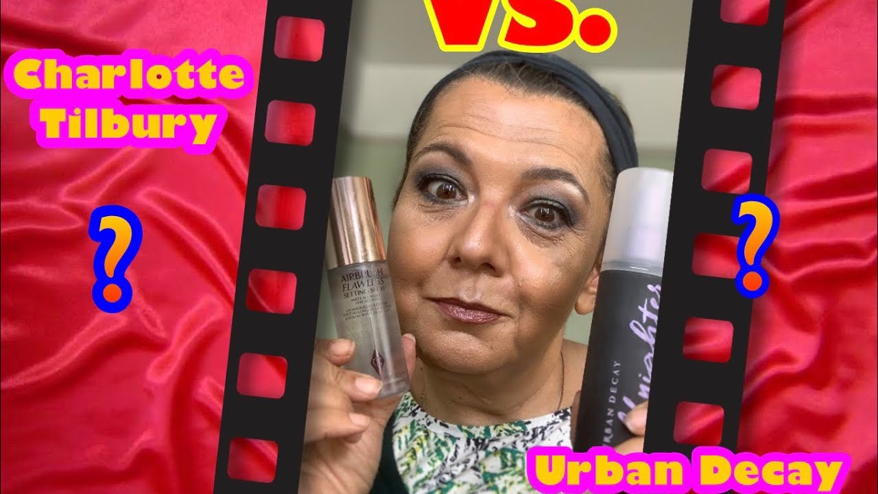 Charlotte Tilbury NEW Airbrush Flawless Setting spray vs. Urban Decay All Nighter setting spray