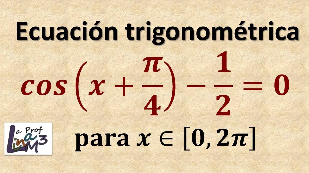 Ecuación trigonométrica | Ejercicio 27 | La Prof Lina M3