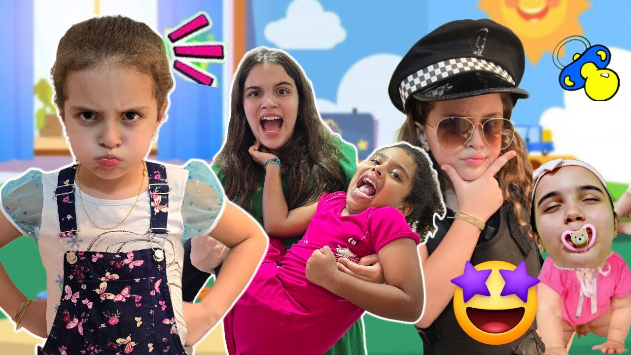 Marina e Elisa são babás por um dia com Bebê de Verdade e outras histórias divertidas para Crianças