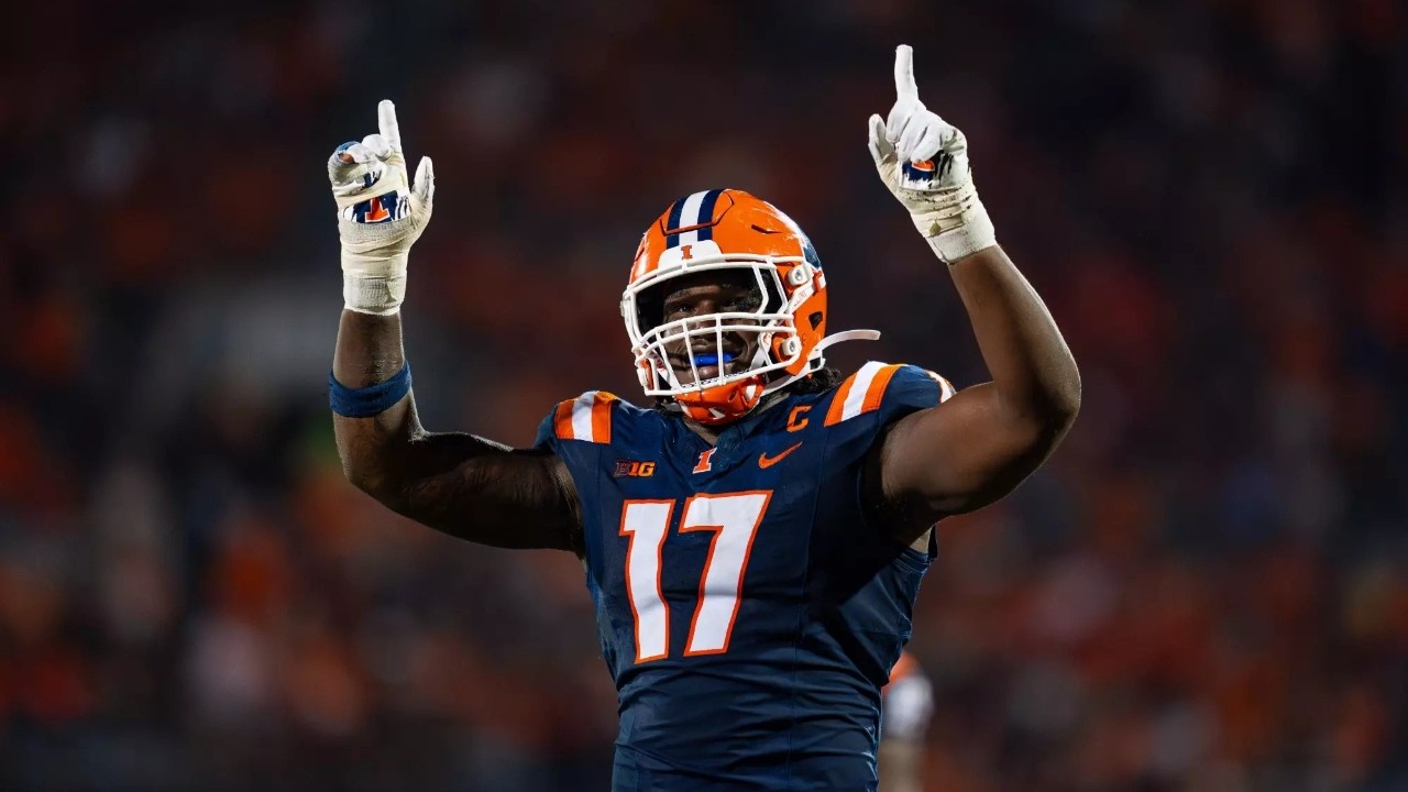 Gabe Jacas | Edge Rusher | 2025 Illinois Highlights | 2026 NFL Draft