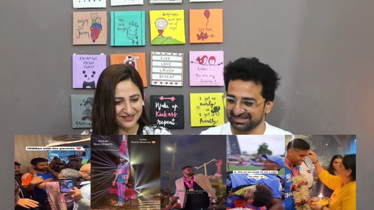 Pakistani Reacts to Team India Grand Welcome By Their Families and Unseen Moments of Celebrations💥💥💥