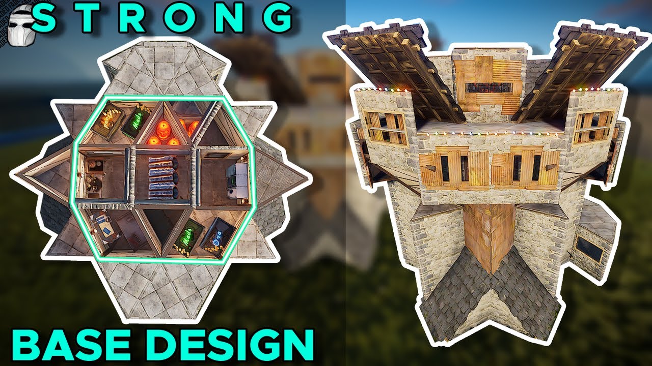STRONG Solo/Duo/Trio Base Design - Rust Base Building 2021
