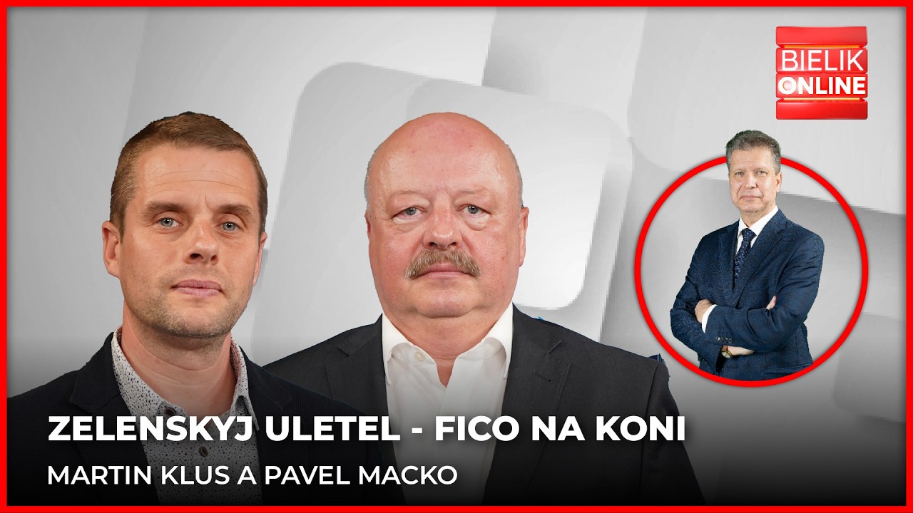 Zelenskyj uletel – Fico na koni│Pavel Macko, generál vo výslužbe, Martin Klus, politický analytik
