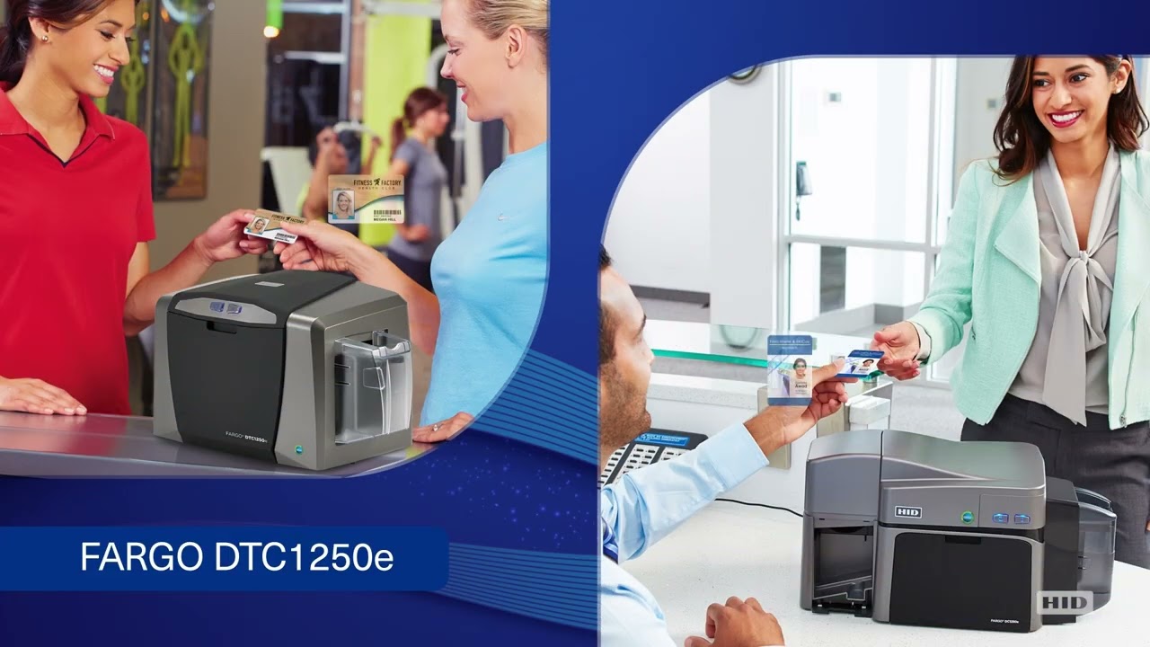 HID&reg; FARGO&reg; DTC1250e Card Printer & Encoder