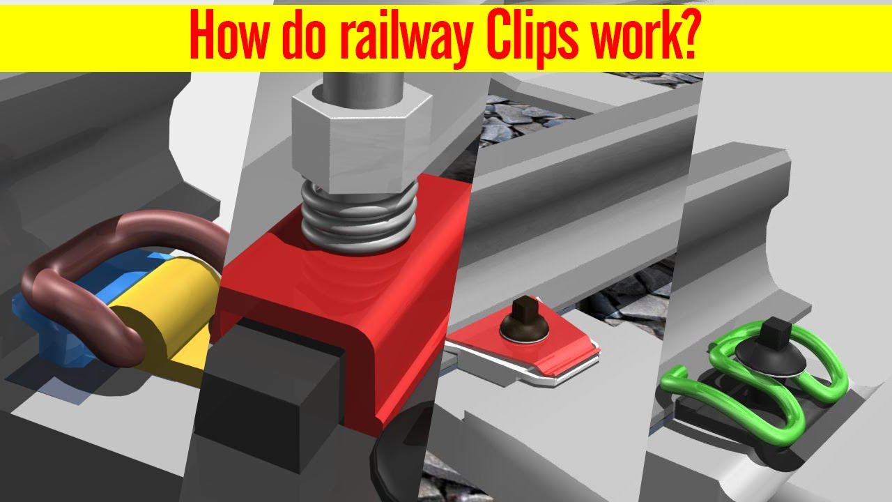 Rail Fasteners Explain | 4 types clips | e-type clip | KPO Clip | Nabla Clip | W-type clip