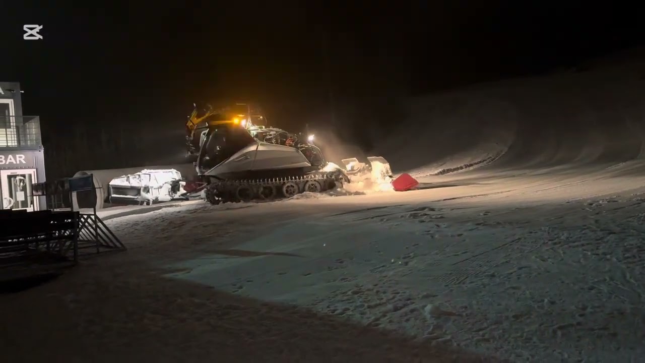 Ski areál karlov rolba Prinoth Leitwolf a pistenbully 600