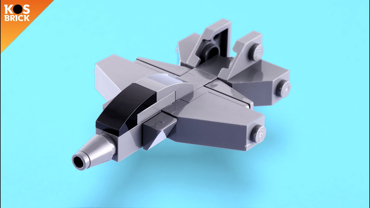 Lego F35 US Plane Mini Vehicles (Tutorial)