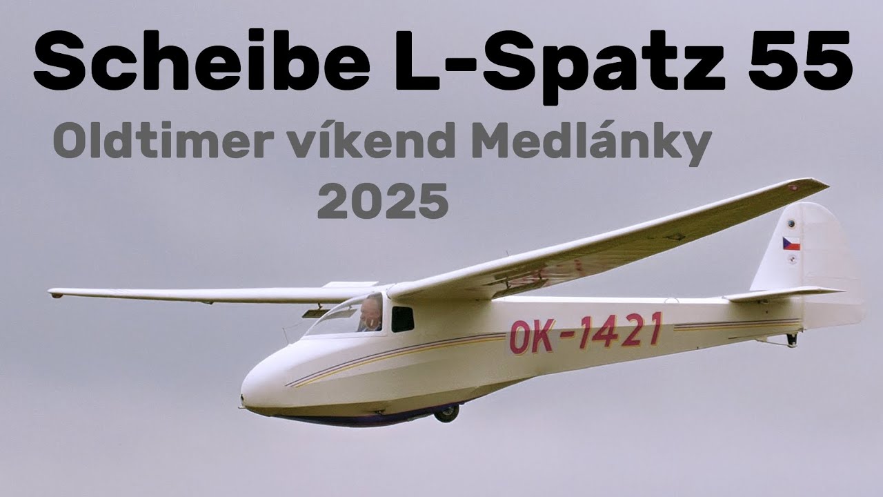 Scheibe L-Spatz 55 | 4K | Oldtimer weekend Medlánky 2025