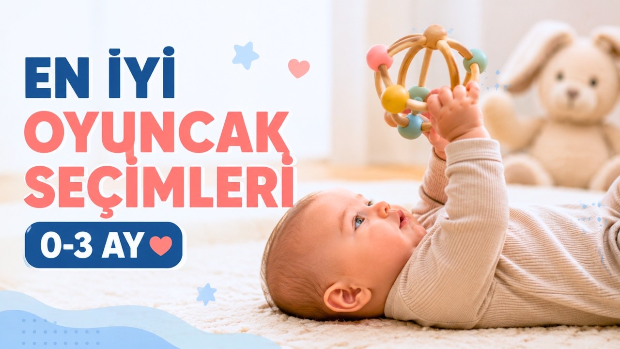 Paranızı Çöpe Atmayın! 0-3 Ay Bebek İçin Gereken Tek 4 Oyuncak