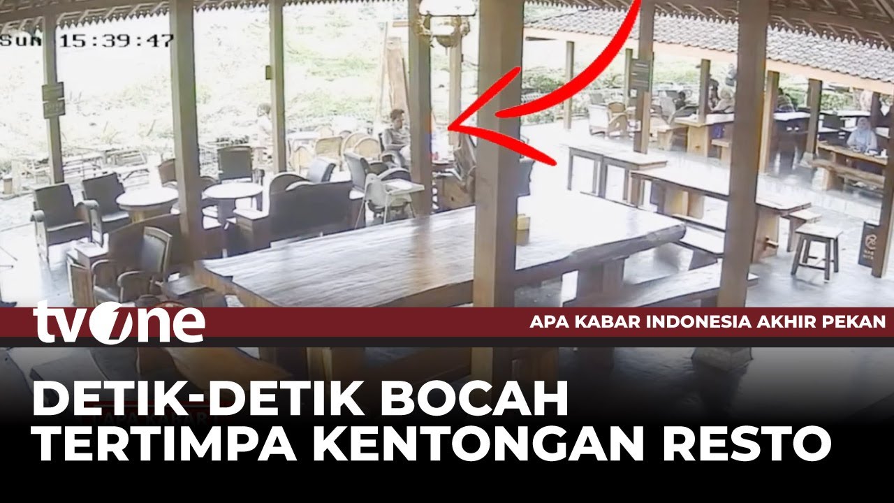 Detik-detik Bocah Tewas Tertimpa Kentongan di Sebuah Resto Terekam CCTV!! | tvOne