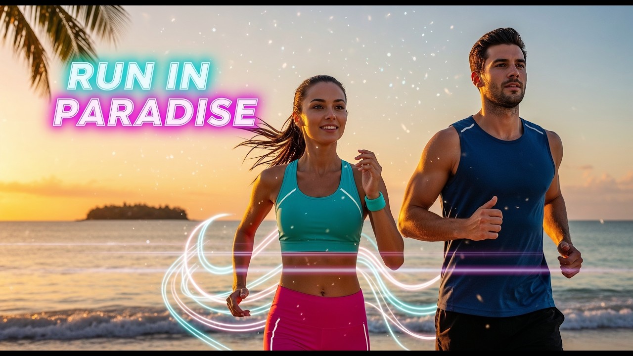 Epic Run in Paradise 🏝 | Nonstop Tropical EDM for Fitness & Training