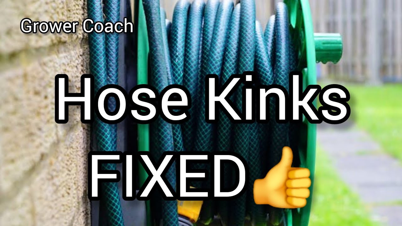 Annoying garden hose kink quickfix!